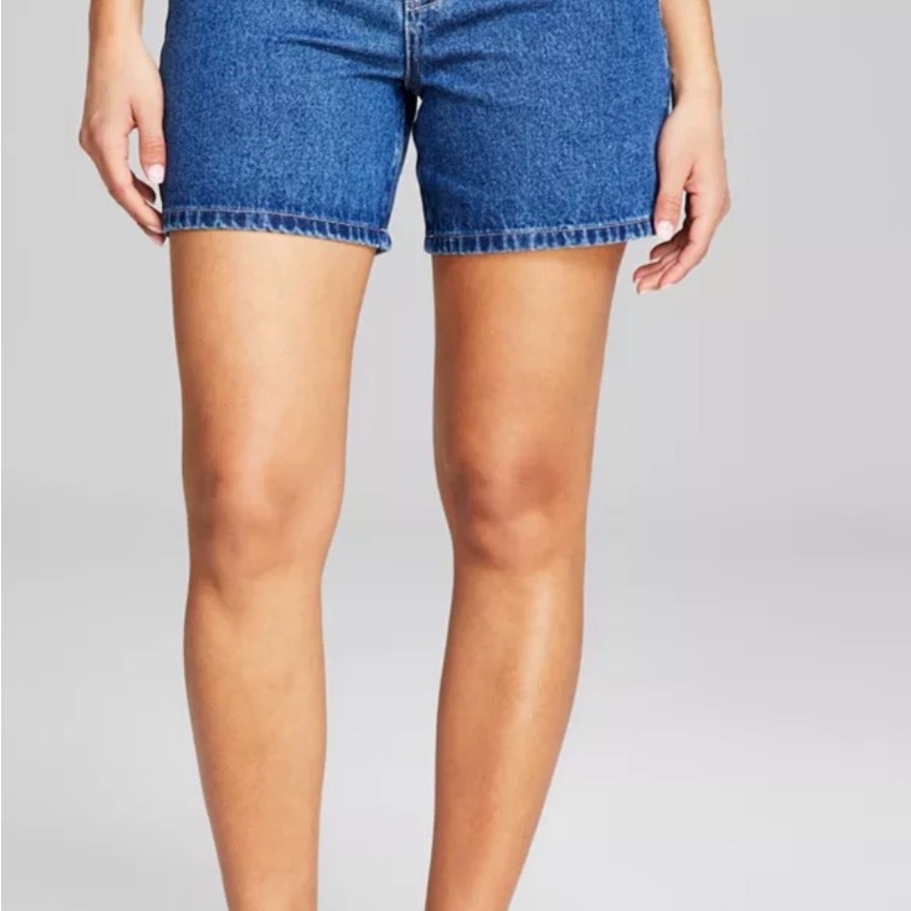 Women's Blue Denim Shorts